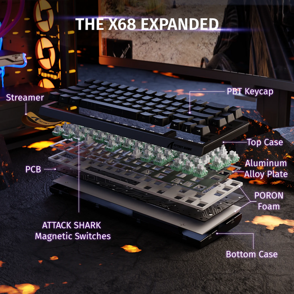 Attack Shark X68 Чёрная K0004-02 фото